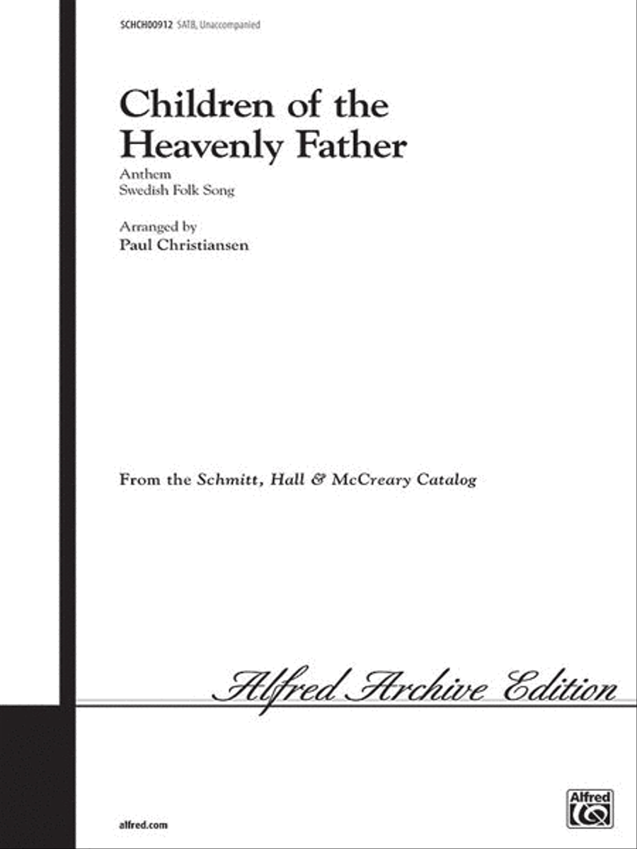 Children of the Heavenly Father 4-Part scores gallery preview page 1