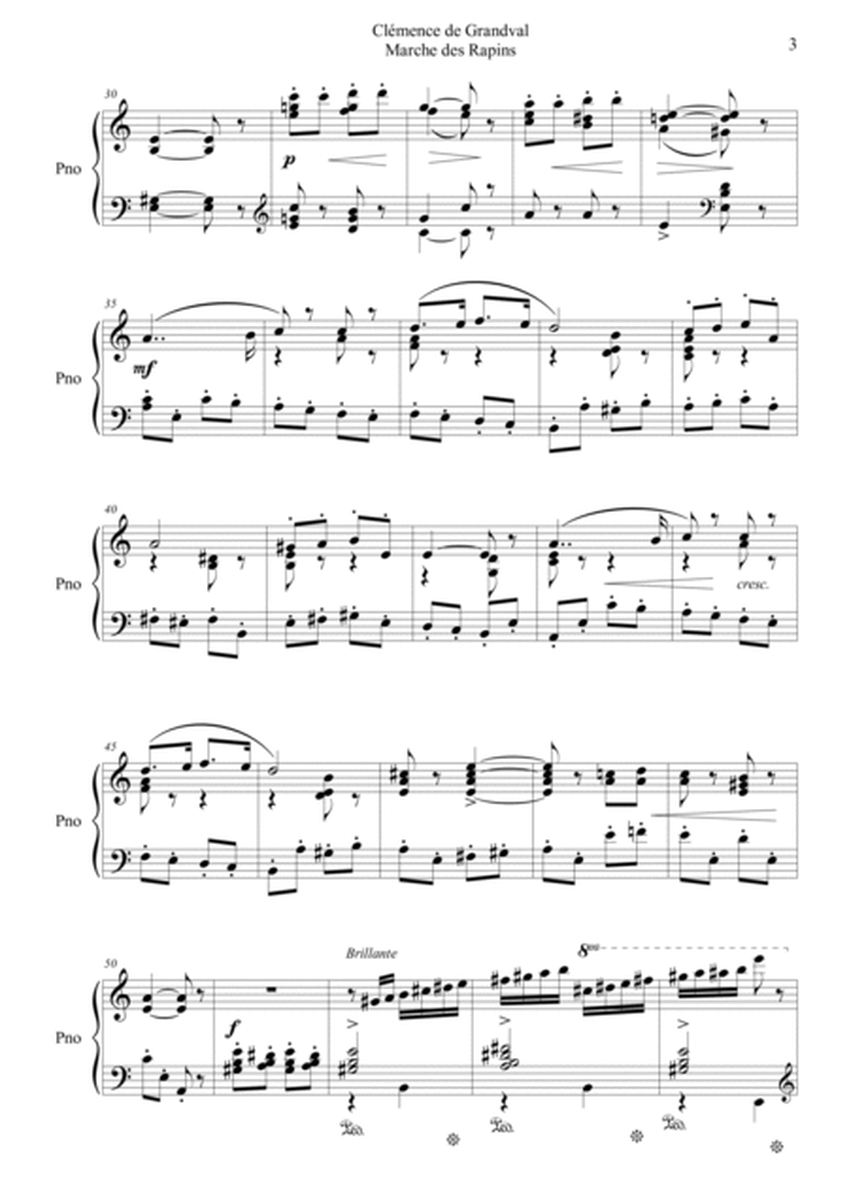 Clémence de Grandval : Marche des Rapins (March of the apprentices) for piano