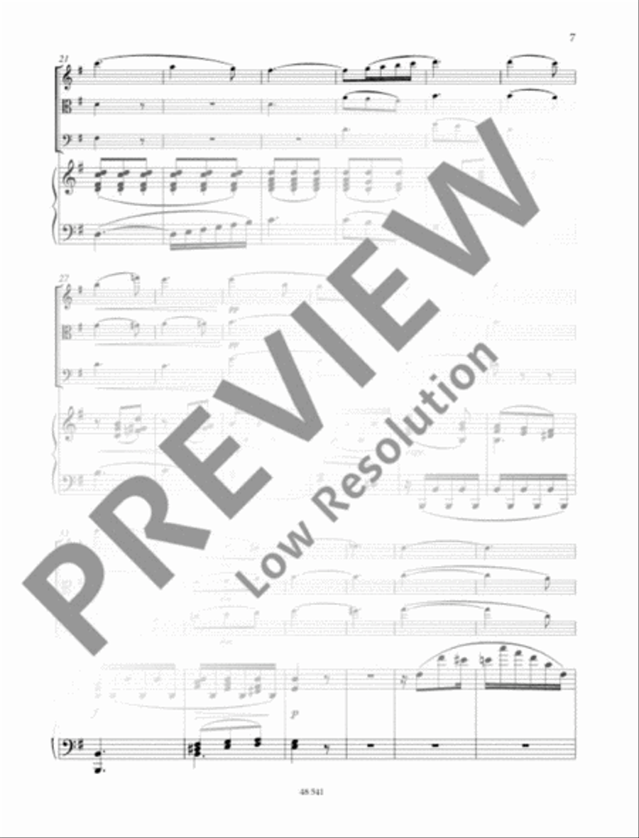 Ständchen · Festmarsch · Arabischer Tanz · Liebesliedchen · Concertante Piano Quartet scores gallery preview page 8