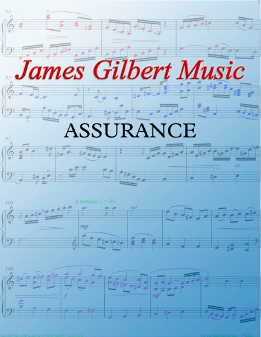 ASSURANCE (Blessed Assurance) Small Ensemble scores gallery preview page 1