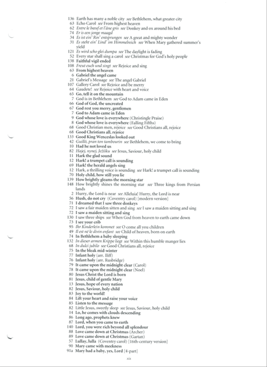 The Carol Book with CD 4-Part scores gallery preview page 3