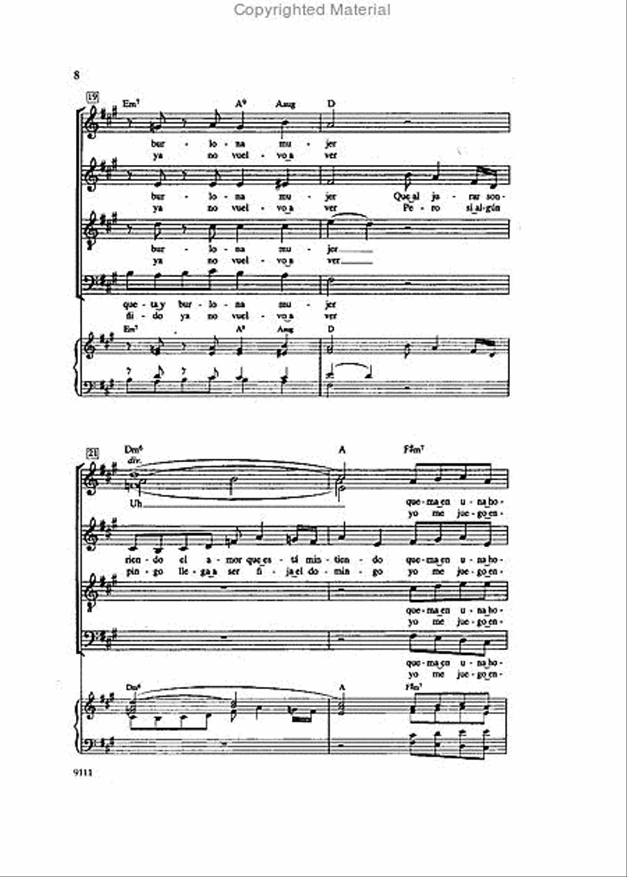 Por Una Cabeza Por Una Cabeza 4-Part scores gallery preview page 4