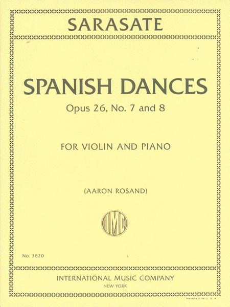 Spanish Dances, Opus 26, Nos. 7 And 8