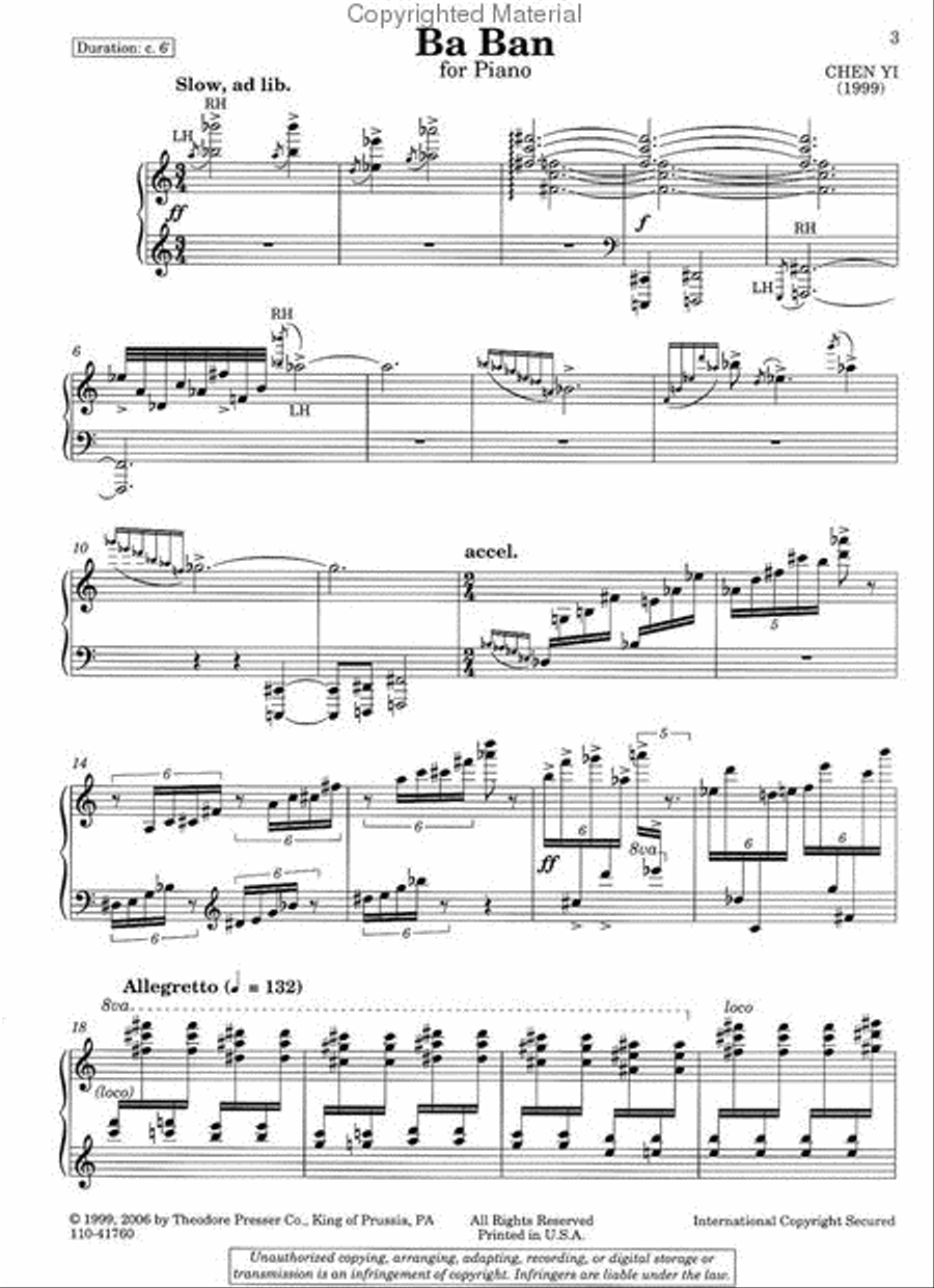 Ba Ban Chamber Music scores gallery preview page 2