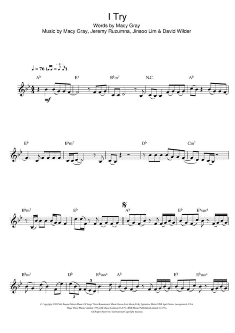 I Try Clarinet Solo scores gallery preview page 1