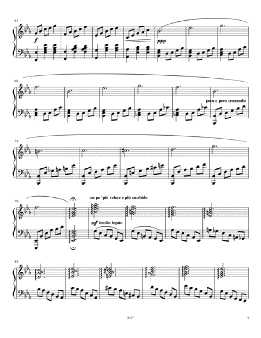 Falling Petals Falling Petals Piano Solo scores gallery preview page 3