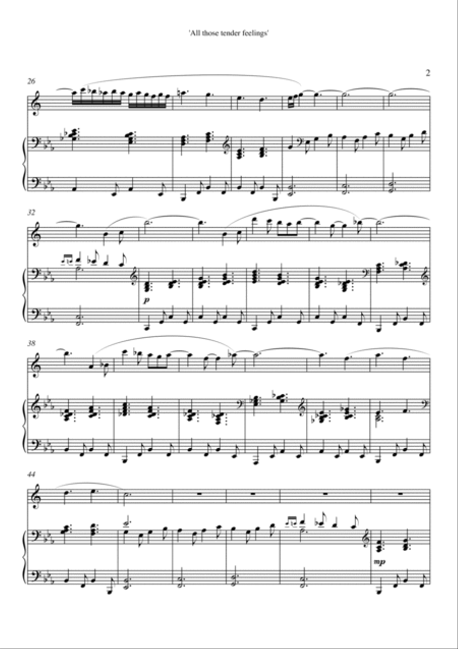 All those tender feelings Woodwind Duet scores gallery preview page 4