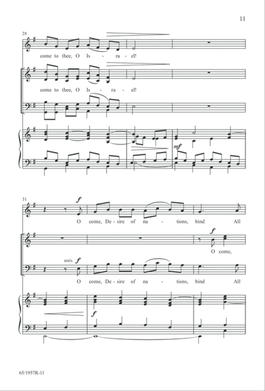 Festival of Lessons and Carols 4-Part scores gallery preview page 12