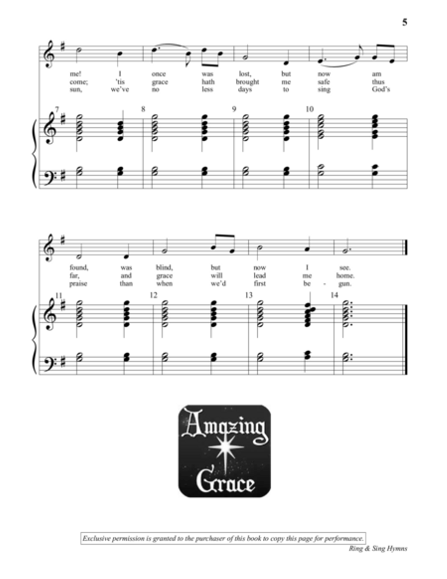 Ring and Sing Hymns 3-Octaves scores gallery preview page 3