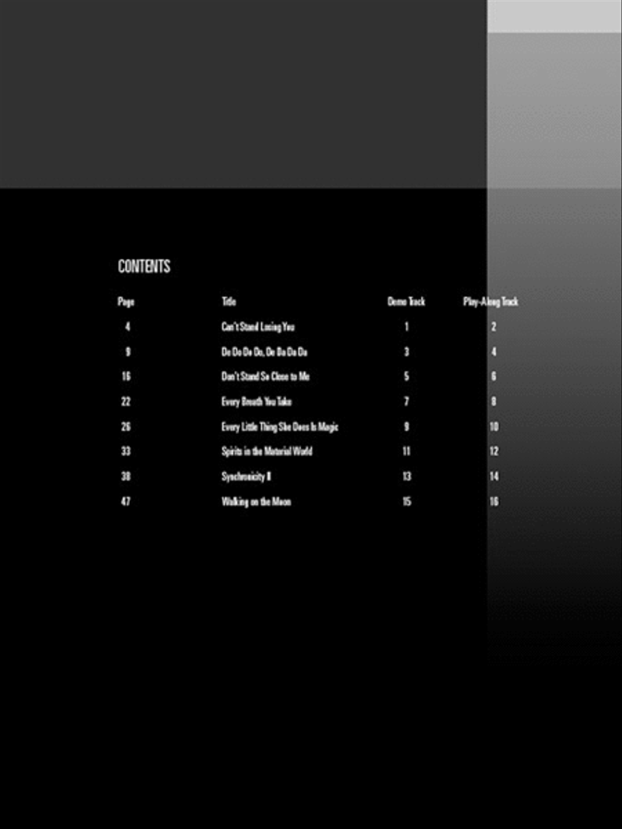 The Police Drums scores gallery preview page 2