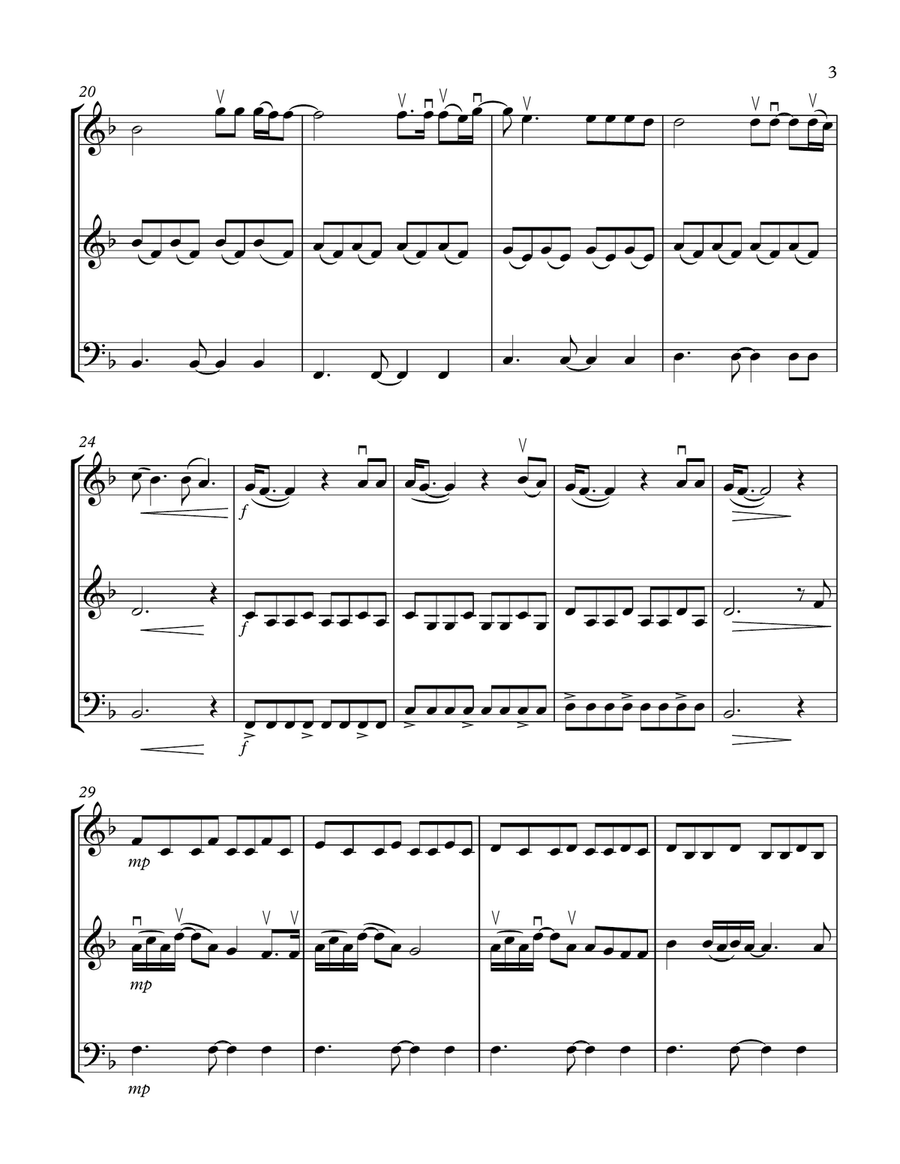 Never Break String Trio scores gallery preview page 3