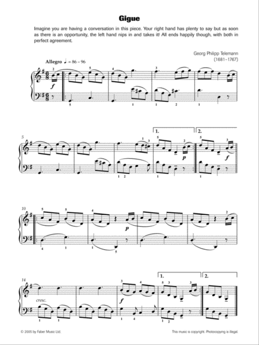 Keynotes, Grades 2-3 Easy Piano scores gallery preview page 2