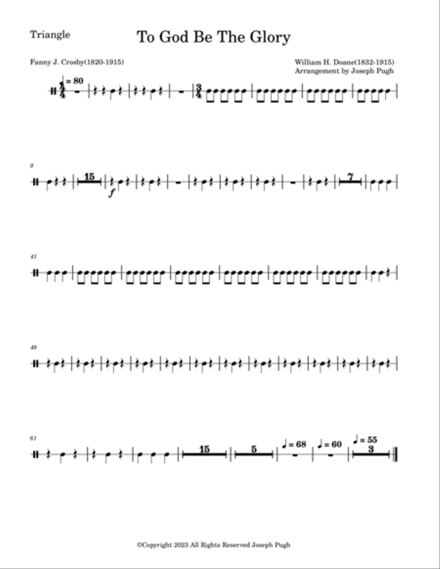 To God Be The Glory To God Be The Glory Full Orchestra scores gallery preview page 2
