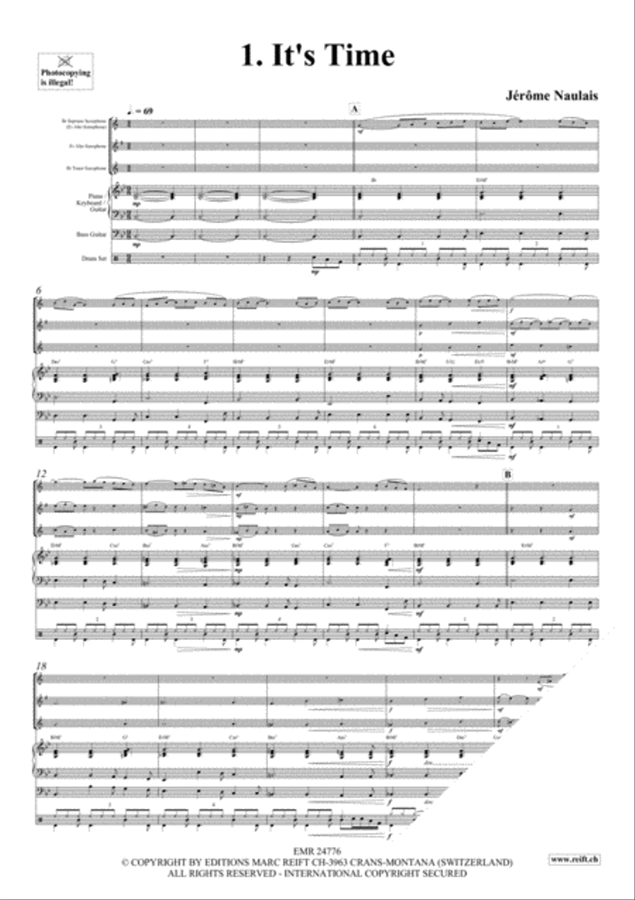 Play With Your Band Volume 3 Saxophone Ensemble scores gallery preview page 4