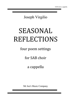 SEASONAL REFLECTIONS for SAB choir a cappella