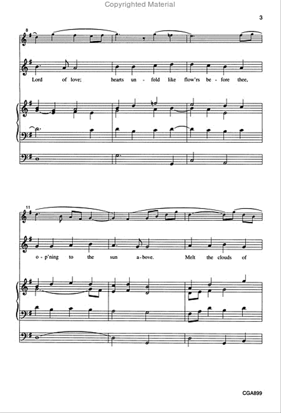 Joyful, Joyful, We Adore Thee Unison Choir scores gallery preview page 3