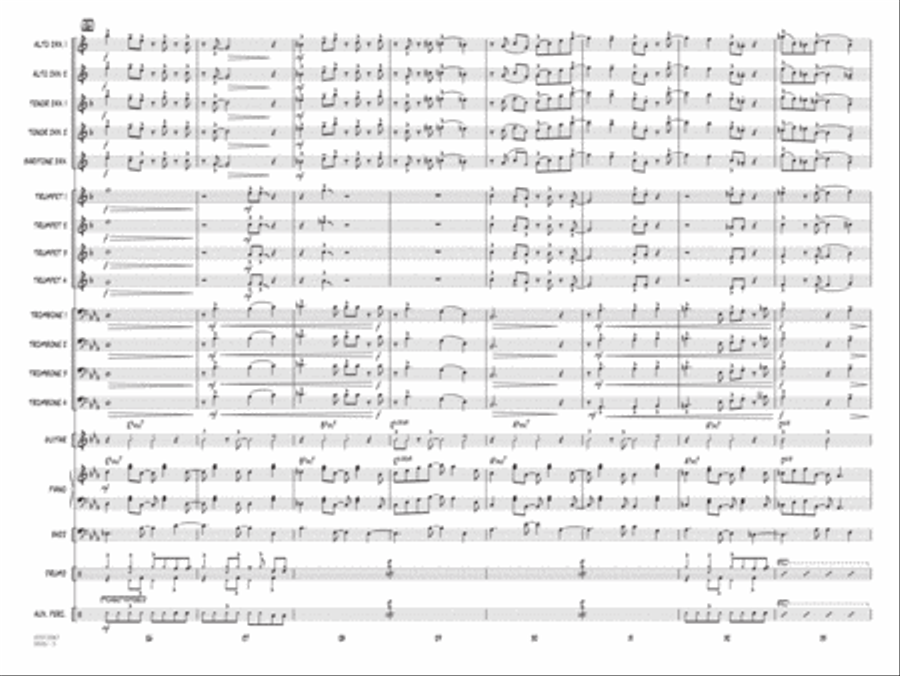 Misty (Emocionado) (arr. Michele Fernández) - Conductor Score (Full Score) Jazz Ensemble scores gallery preview page 5