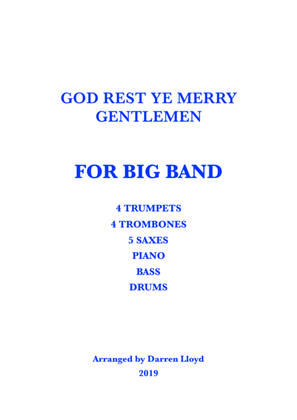 Book cover for God rest ye merry gentlemen - Big band