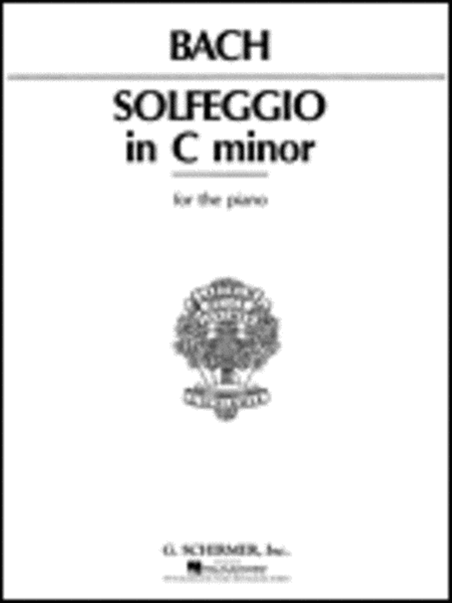 Solfeggietto in C Minor Piano Solo scores gallery preview page 1