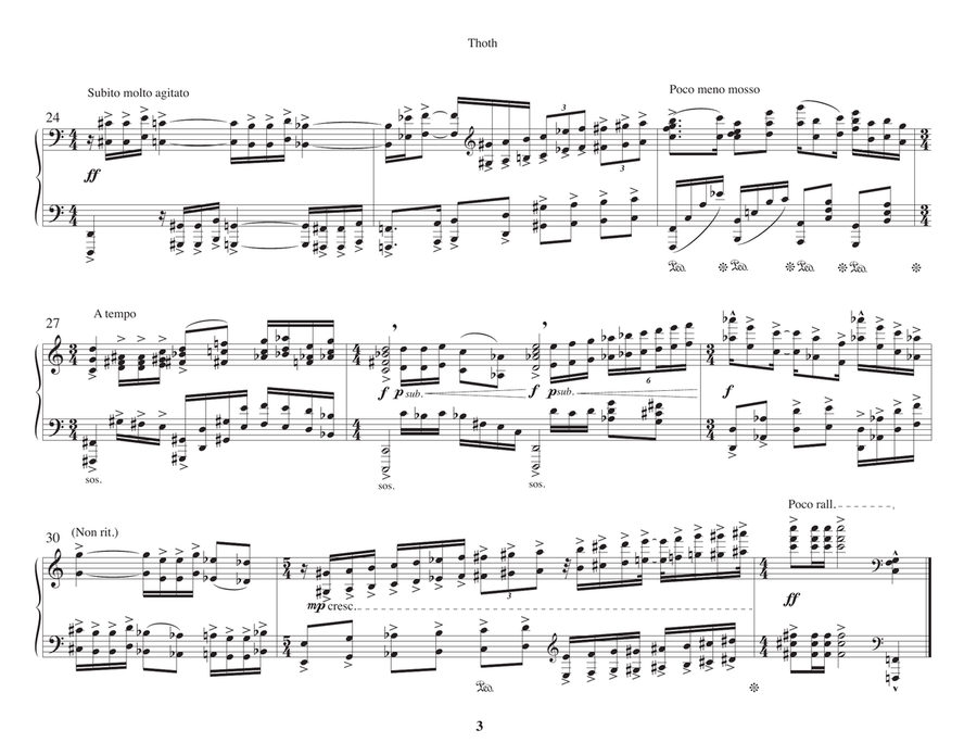 From the Temple of Dendera:12 Etudes for Piano Piano Method scores gallery preview page 5