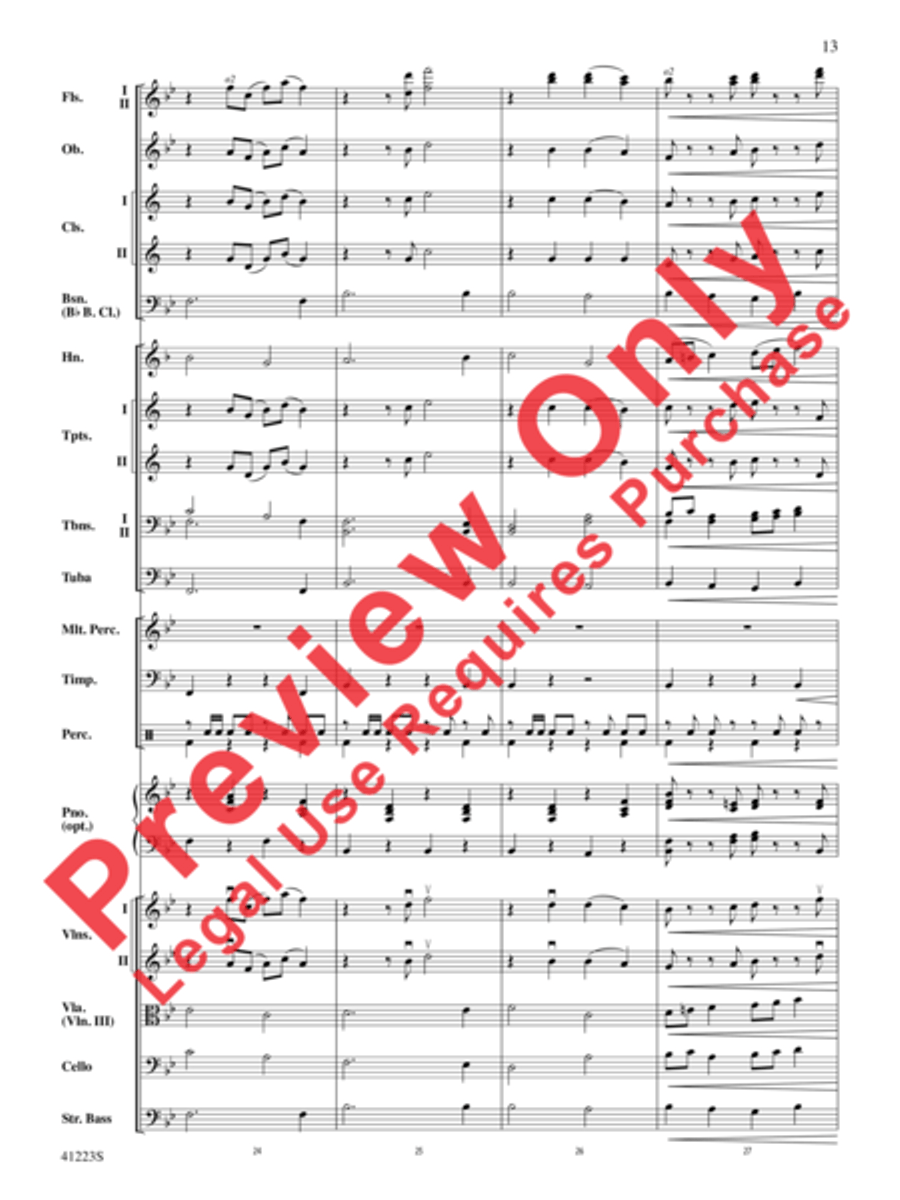 Joyful Holidays Full Orchestra scores gallery preview page 14