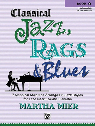 Book cover for Classical Jazz Rags & Blues, Book 4