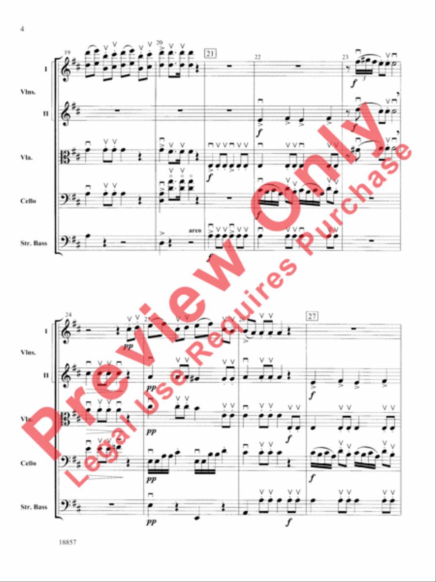 Wedding Day at Troldhaugen String Orchestra scores gallery preview page 5