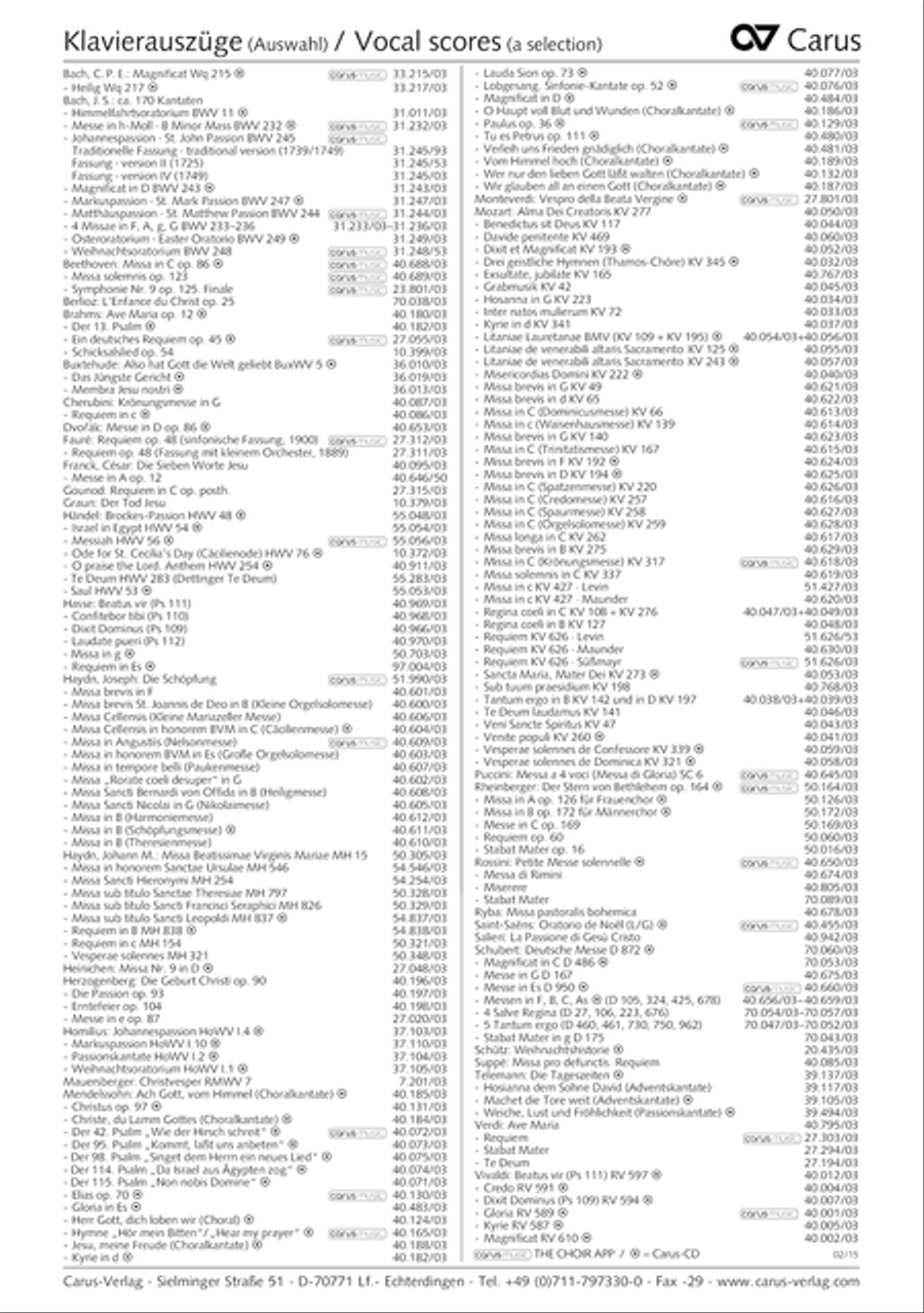 Mass in C (Missa in C) 4-Part scores gallery preview page 57