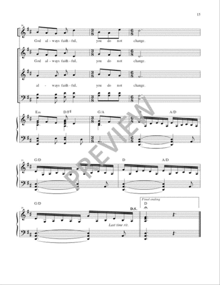 As Morning Breaks and Evening Sets Flute scores gallery preview page 17
