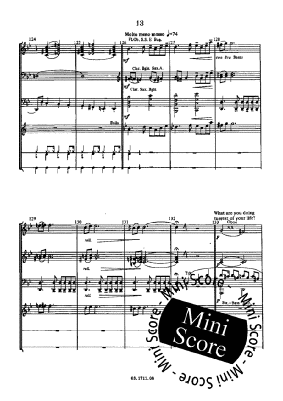 From the Sinatra Song Book Concert Band scores gallery preview page 17