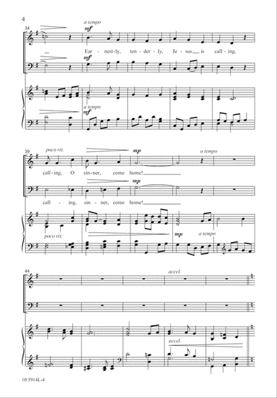 Come Home 2-Part scores gallery preview page 5