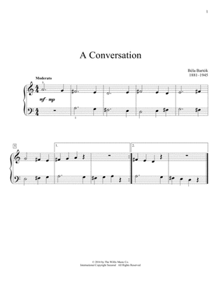 Book cover for A Conversation