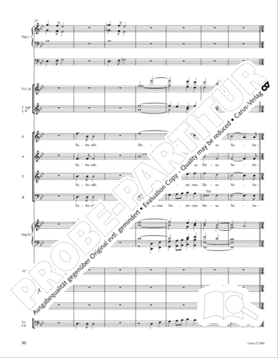 Messe a quatre voix 4-Part scores gallery preview page 91