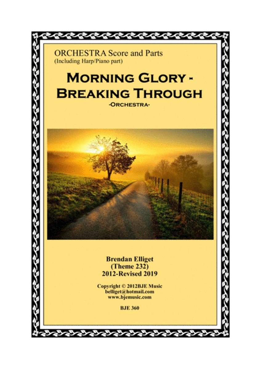 Morning Glory - Breaking Through (Theme 232) - Orchestra Score and Parts PDF image number null