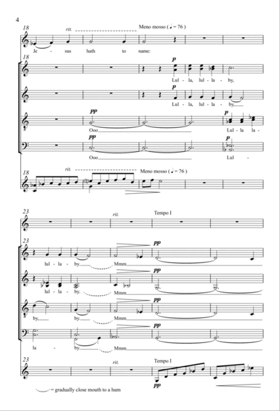 Sweet Was The Song Sweet Was The Song 4-Part scores gallery preview page 2