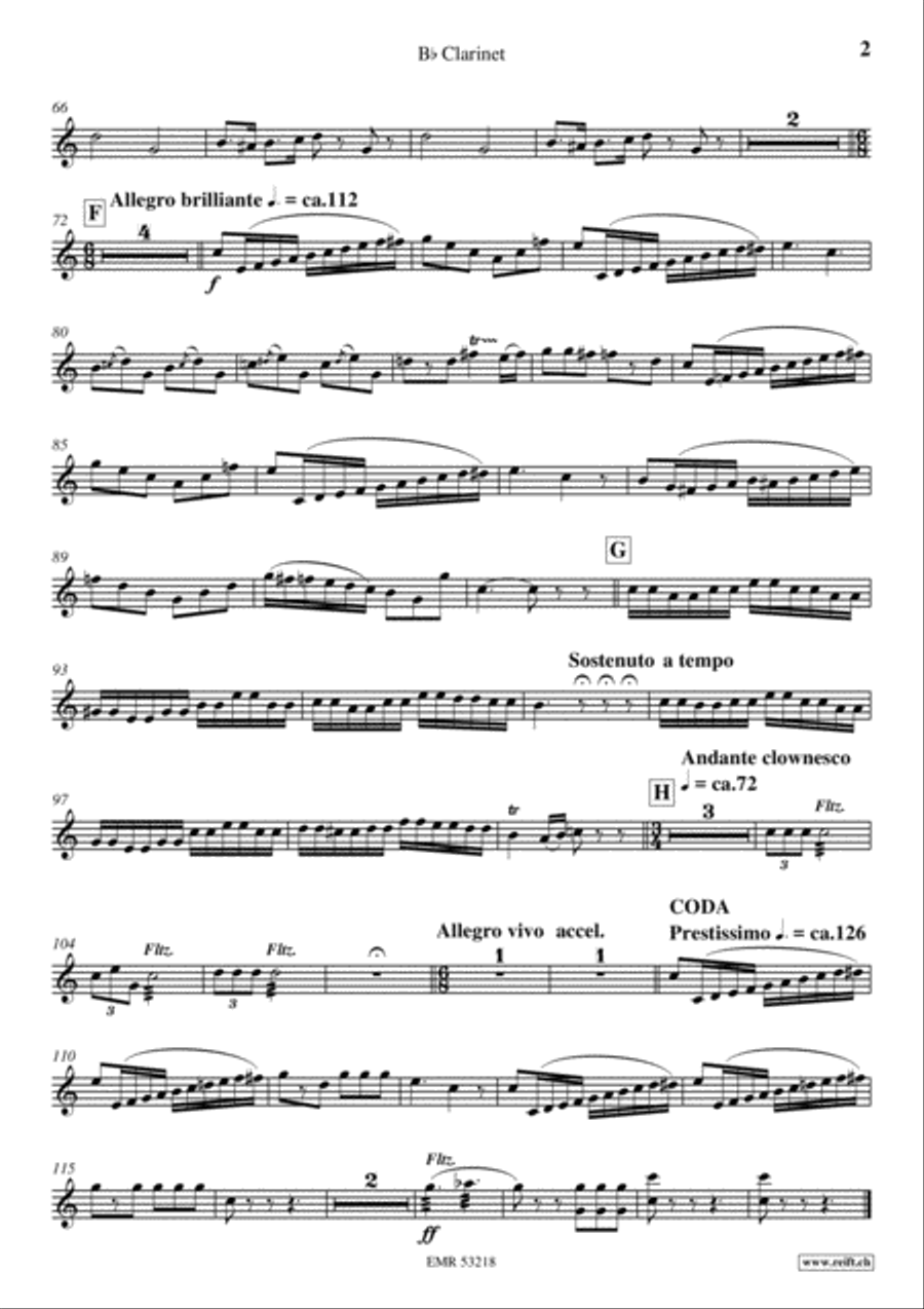 Cocktail Cocktail Clarinet Solo scores gallery preview page 3