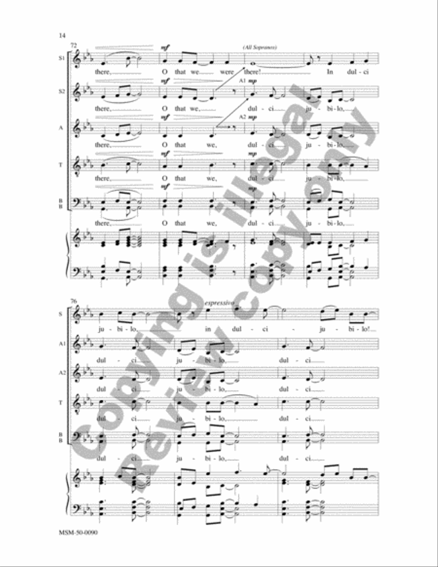 In dulci jubilo In dulci jubilo Divisi scores gallery preview page 13