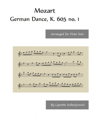 German Dance, K. 605 no. 1 - Flute Solo