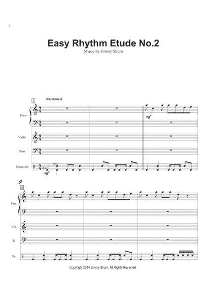 Easy Pop Rhythm Etude No.2 image number null