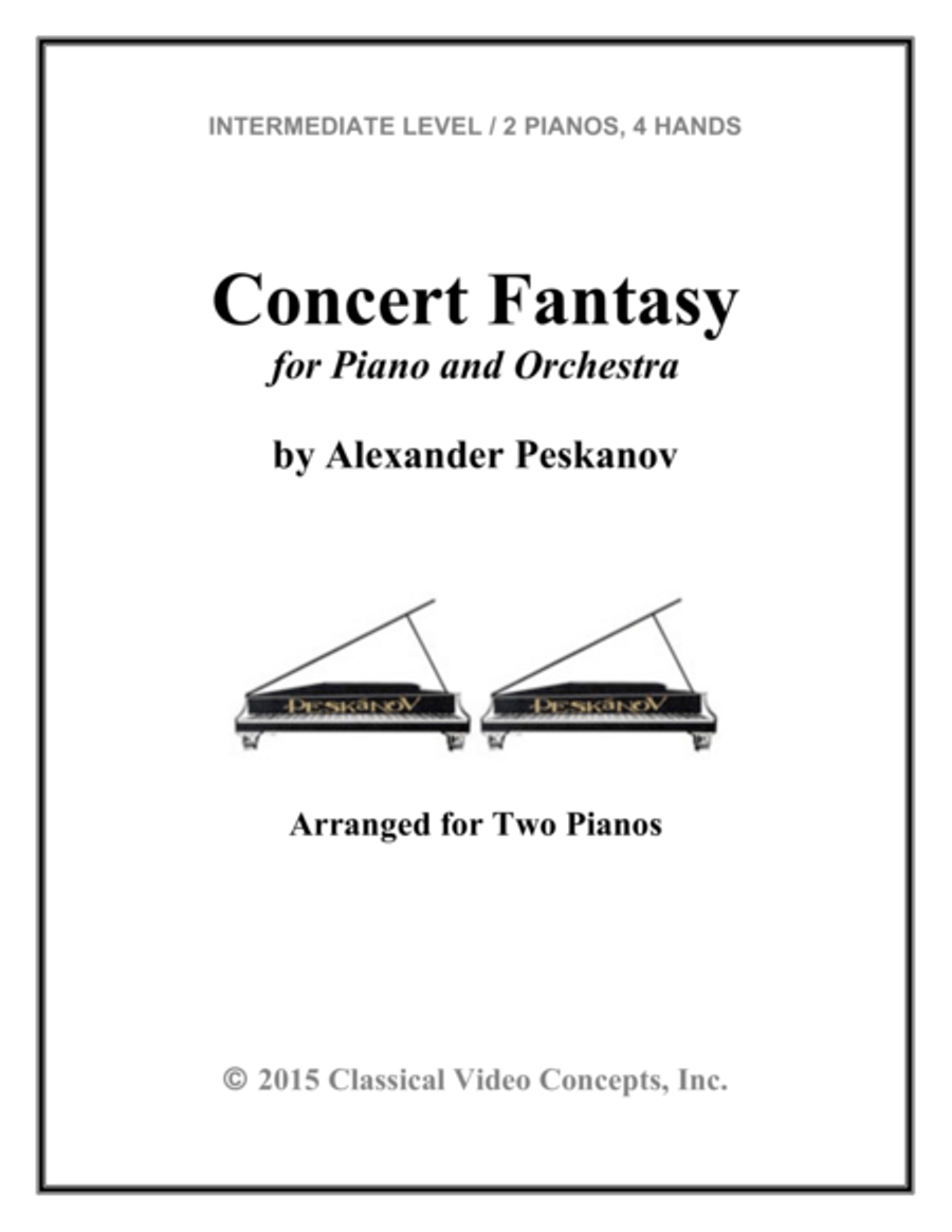 Concert Fantasy for Piano and Orchestra (First Edition) Small Ensemble scores gallery preview page 1