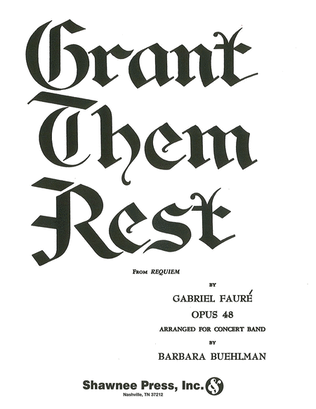 Book cover for Grant Them Rest