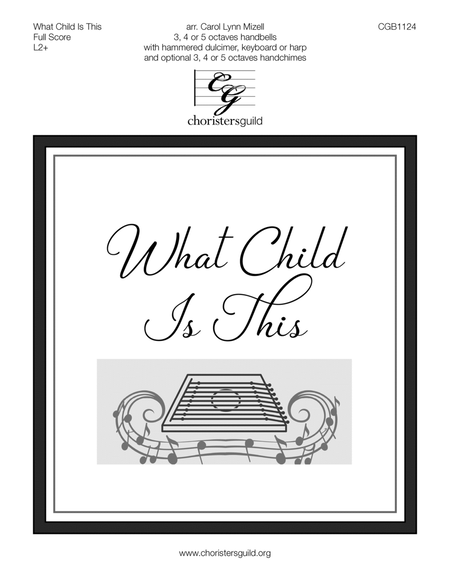What Child Is This - Full Score image number null