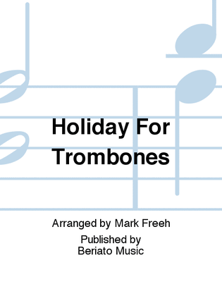 Book cover for Holiday For Trombones