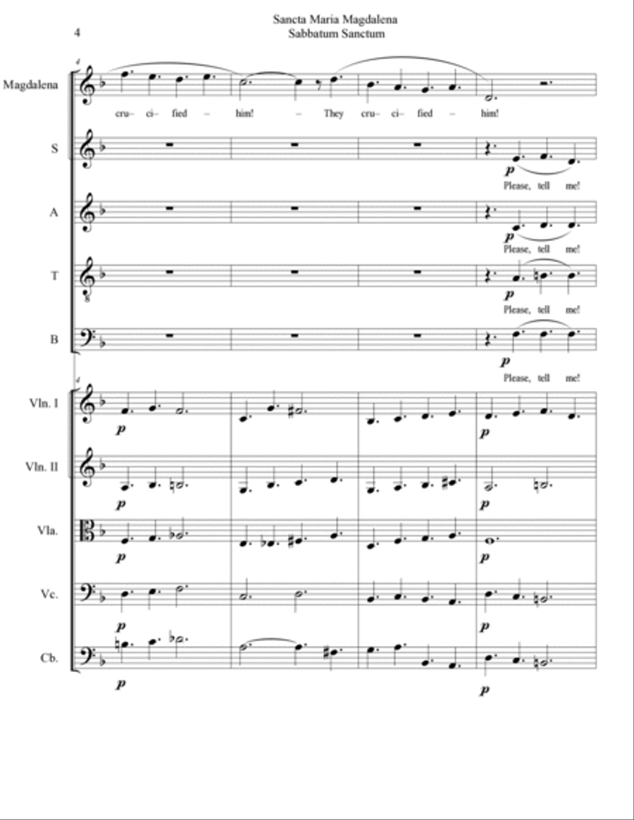 Sabbatum Sanctum Sabbatum Sanctum 4-Part scores gallery preview page 5
