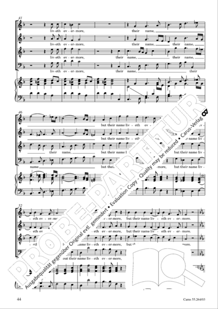 Israel in Egypt - Part I 4-Part scores gallery preview page 49