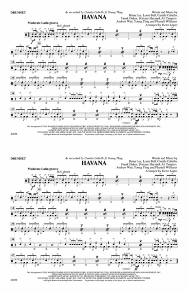 Havana: Drums
