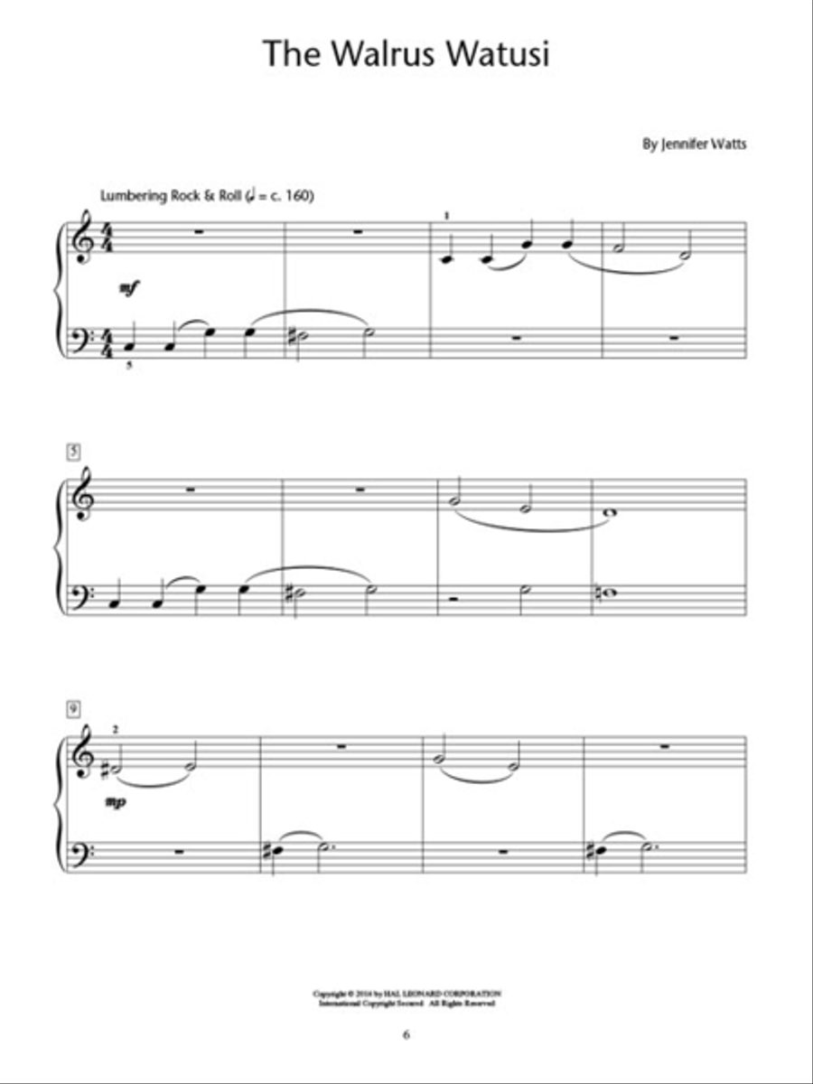 Little Jazzers - Nine Original Piano Solos Piano Method scores gallery preview page 5