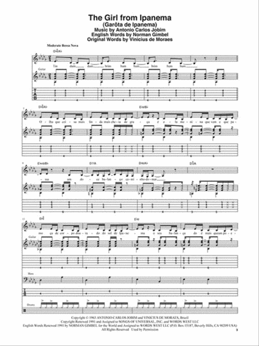 Getz/Gilberto Saxophone scores gallery preview page 3