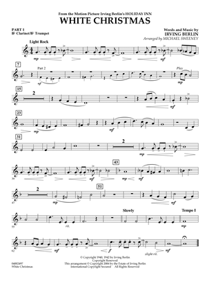 Book cover for White Christmas - Pt.1 - Bb Clarinet/Bb Trumpet