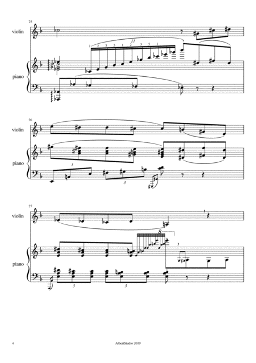Sentimentality Sentimentality Violin Solo scores gallery preview page 4
